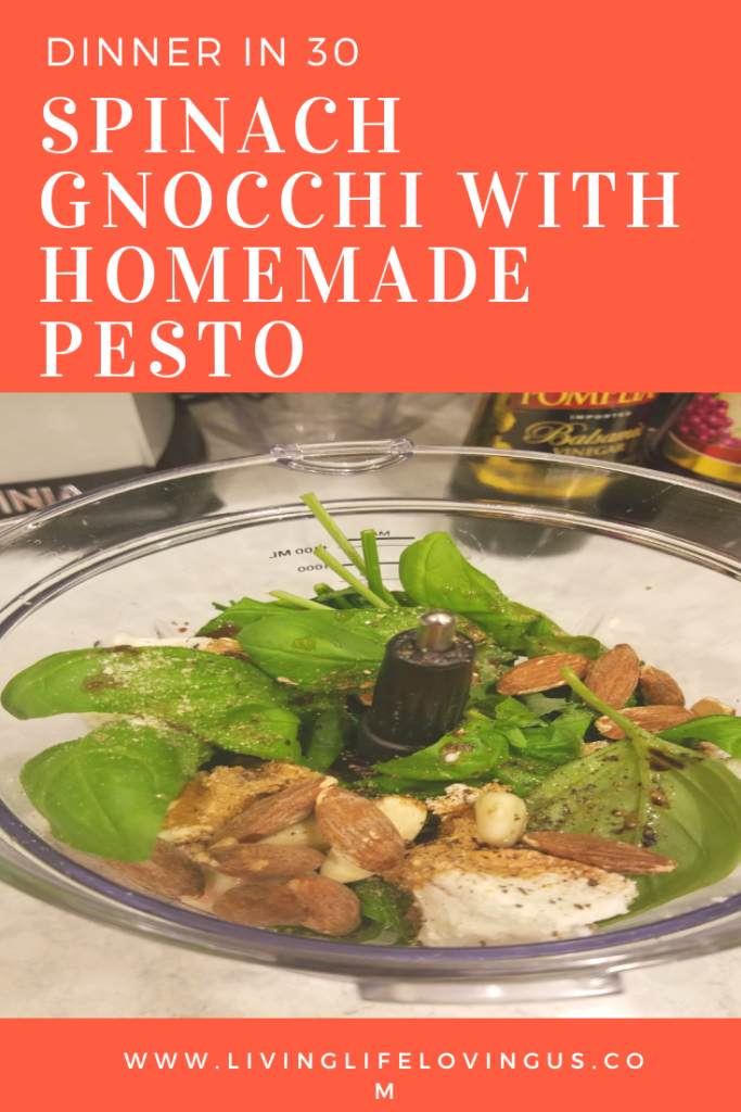 Spinach Gnocchi with Homemade Pesto Recipe in Less than 30 Minutes