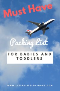 What's in my diaper bag: airplane edition. How to pack for baby or toddler