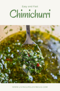 the best easy and fast chimichurri recipe
