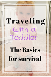 traveling with a toddler