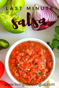 last minute salsa recipe