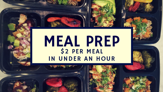 Meal prep on a budget » under €2 / $2 meals 